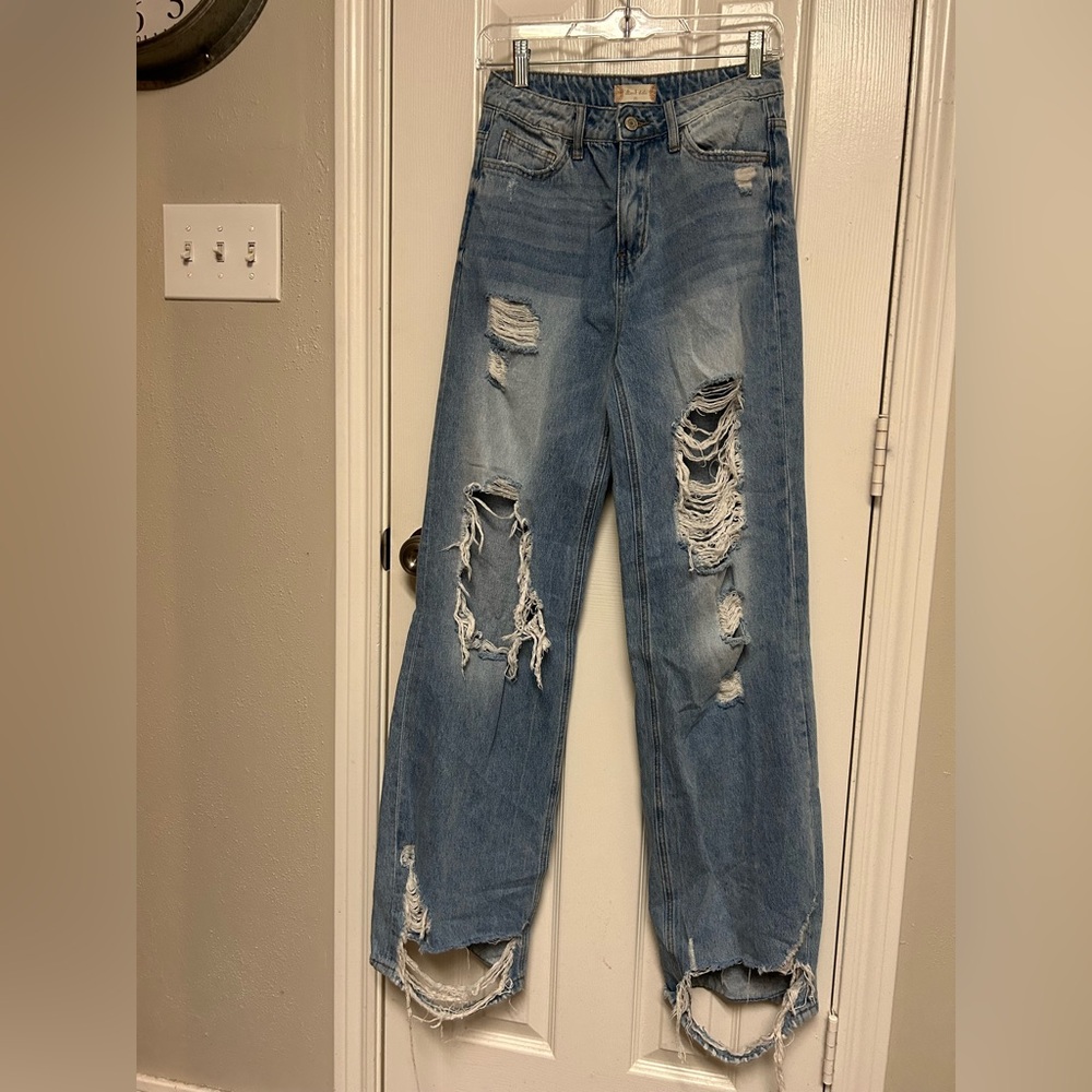 Altard State Distressed Blue Jeans